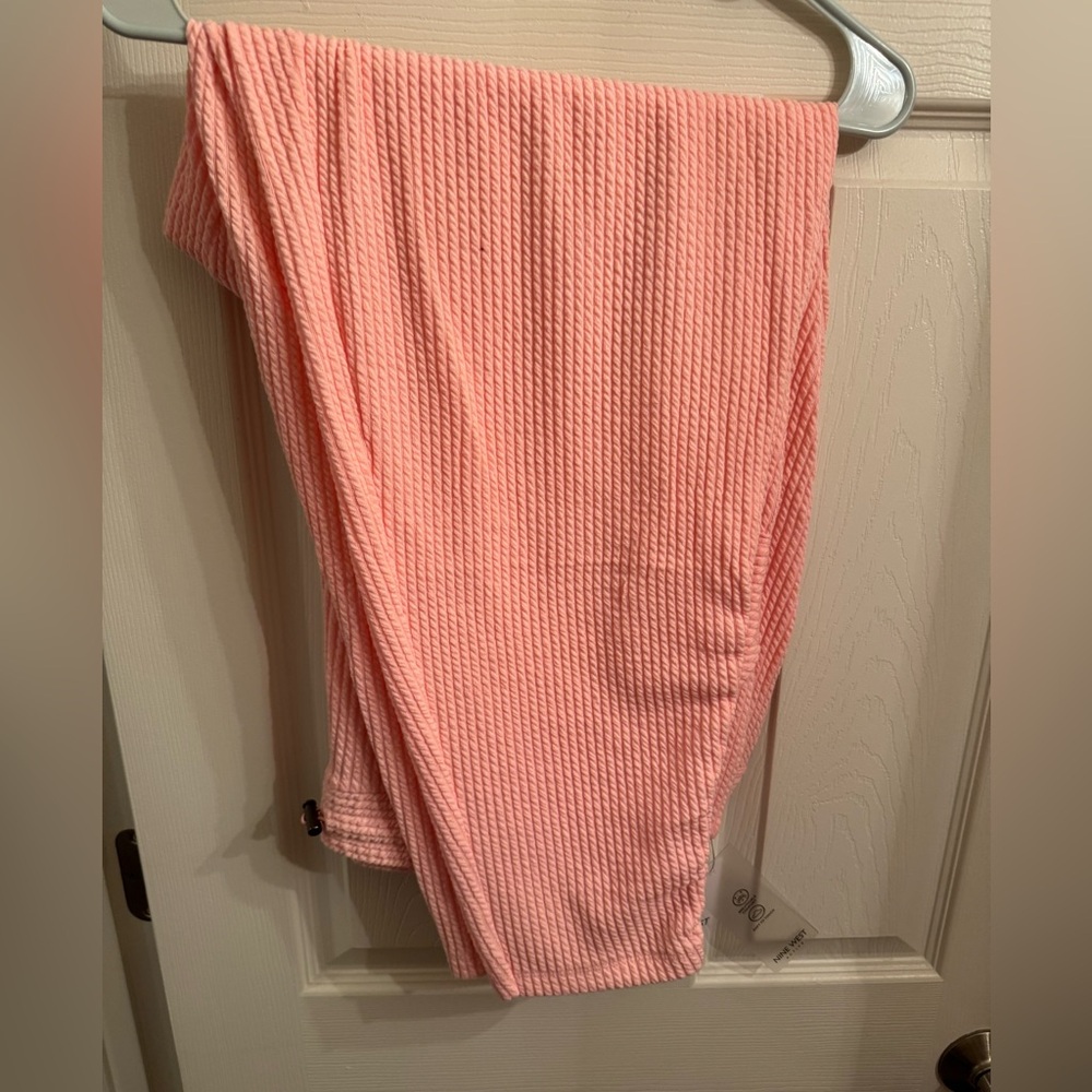 Nine West Active Peach Textured Pants